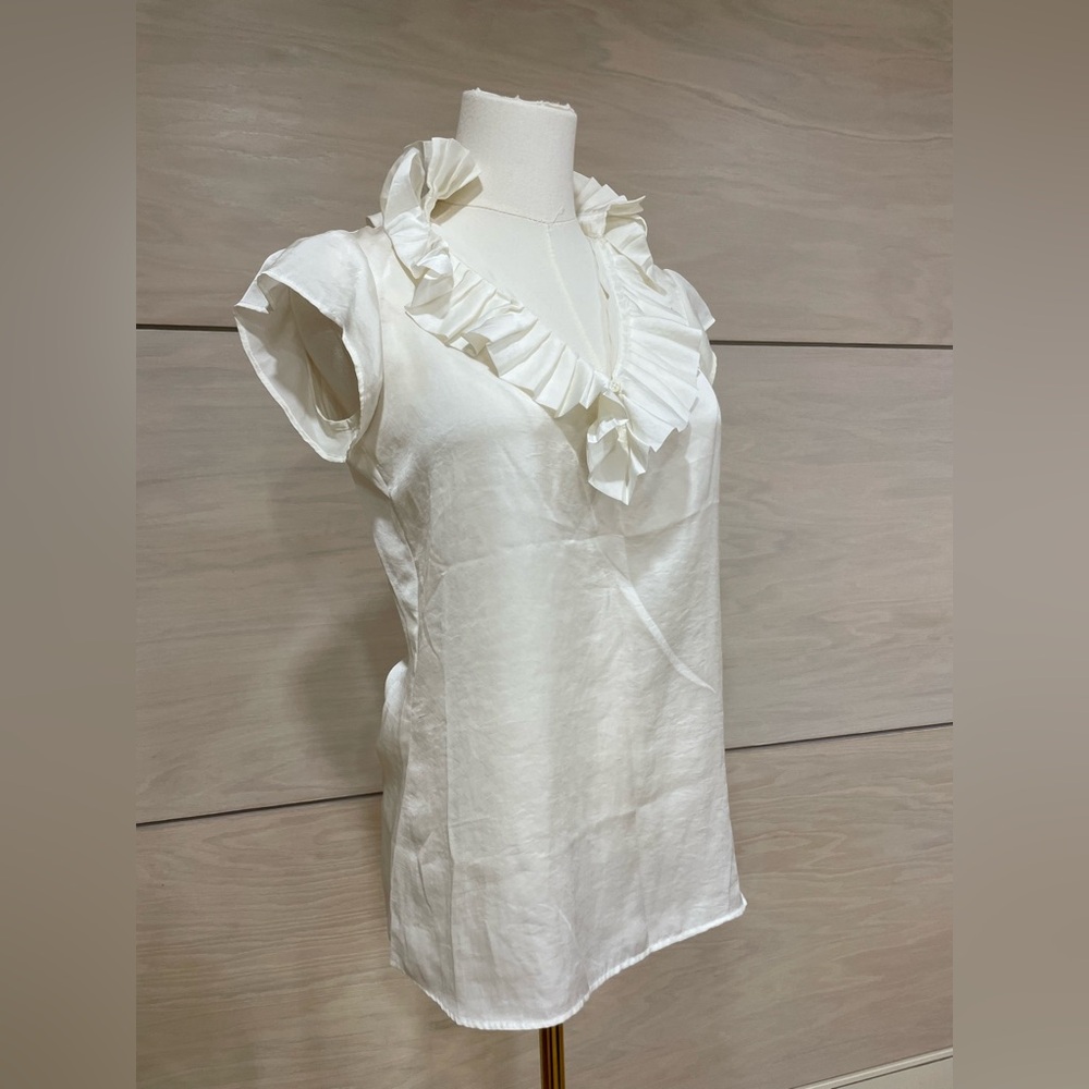 Club Monaco Ruffled Blouse - Picture 2 of 5